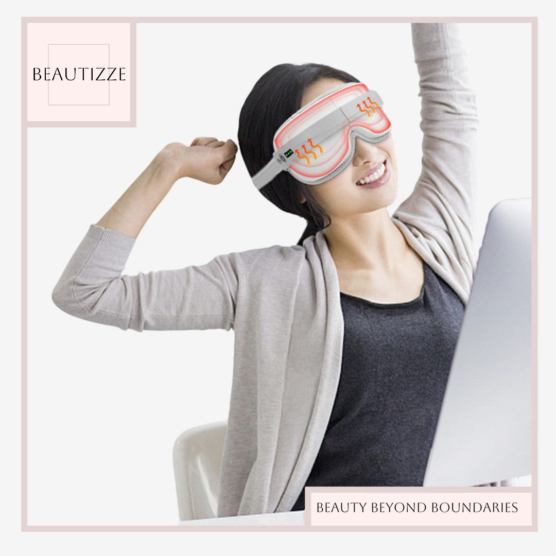 Bluetooth Hot Compress Eye Massager – Best Portable Eye Care Device for Relaxation