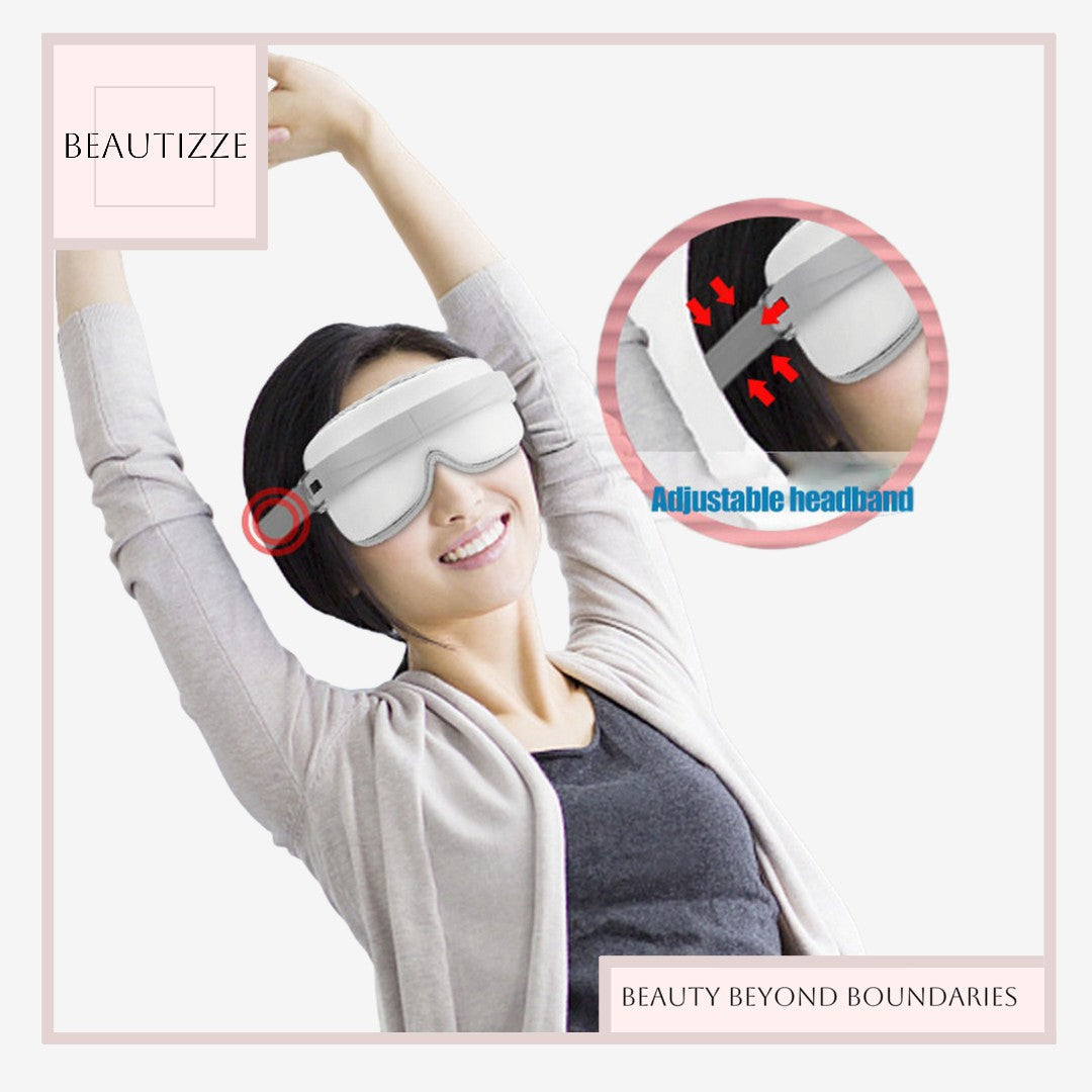 Bluetooth Hot Compress Eye Massager – Best Portable Eye Care Device for Relaxation