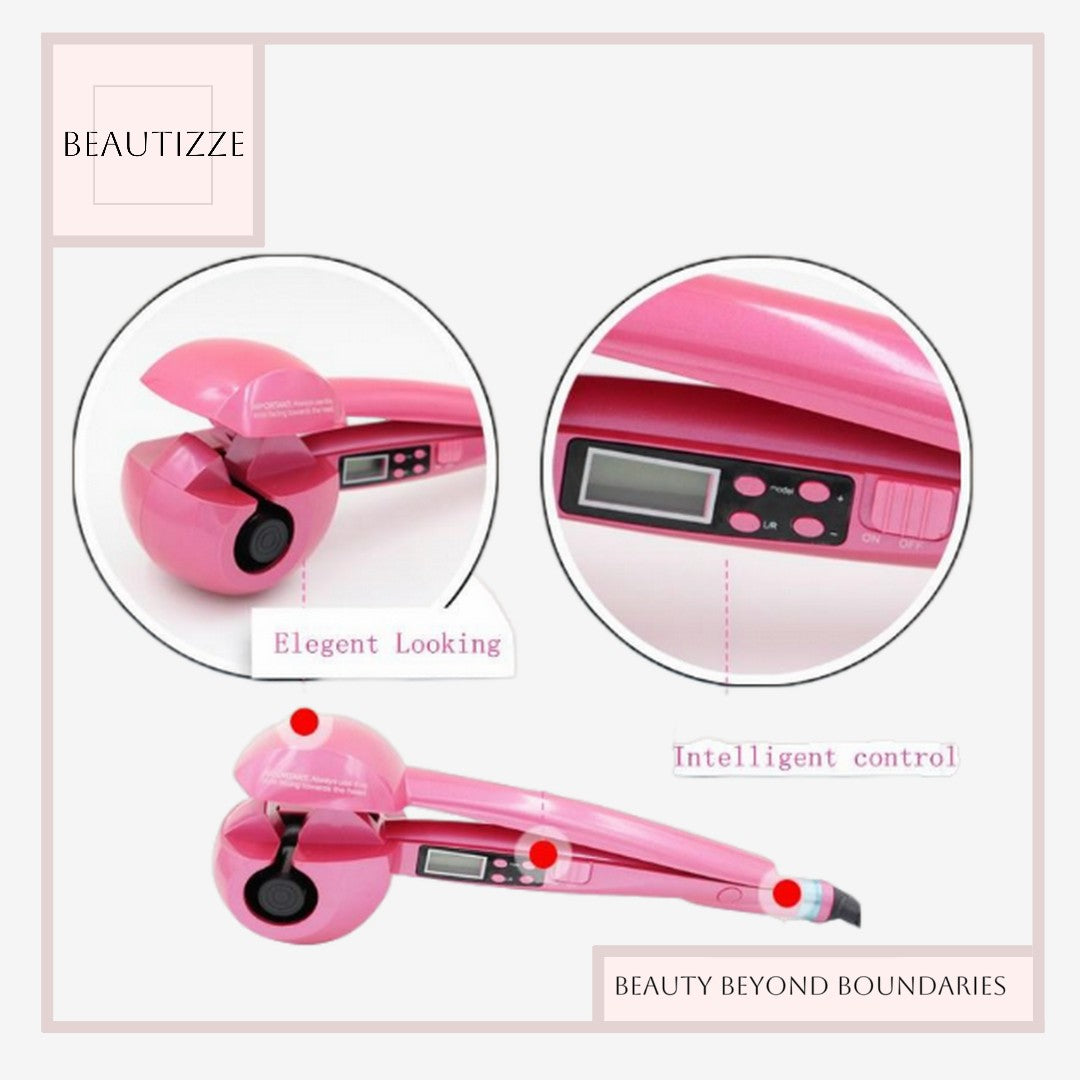 Ceramic Pear Flower Perm Curler – Best Auto-Rotating Hair Styler for Effortless Curls