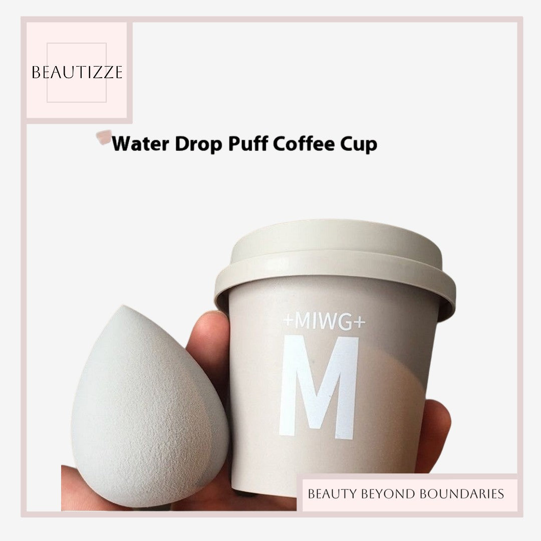 Coffee Canakin Cosmetic Egg Wet And Dry Powder Puff – Best Super Soft Beauty Sponge for Flawless Application