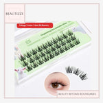 Trilogy False Cat Ears Lower Eyelashes – Segmented, Natural-Looking Lashes for Everyday Glam