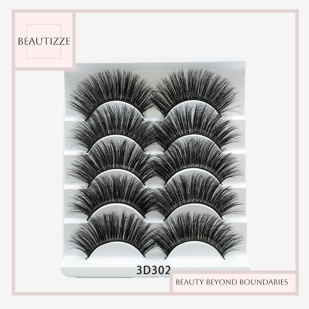 False Eyelashes Five Pairs – Best Reusable Lashes for Everyday Glam