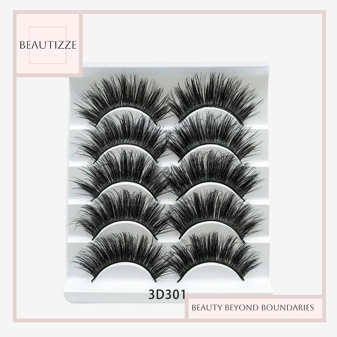 False Eyelashes Five Pairs – Best Reusable Lashes for Everyday Glam