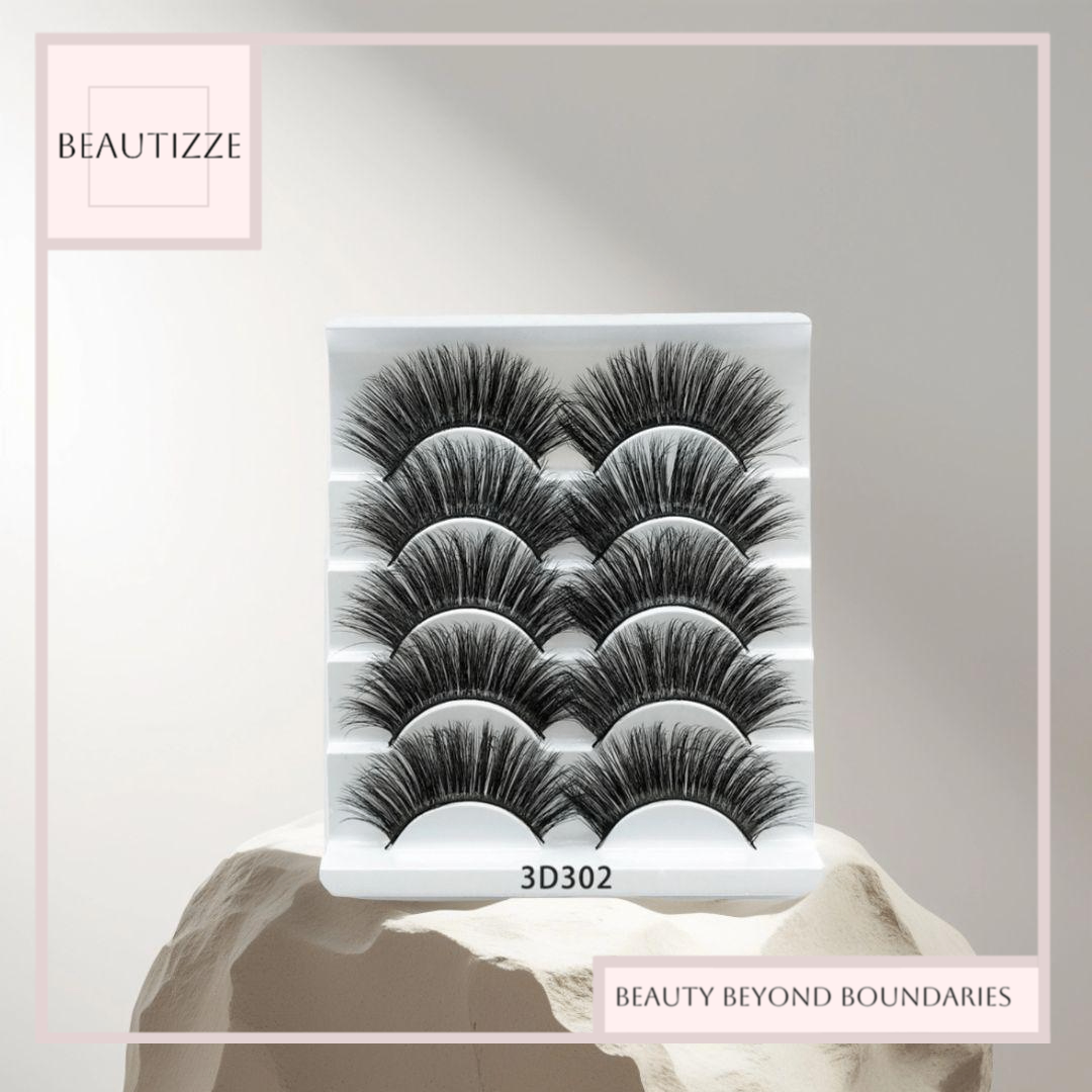 False Eyelashes Five Pairs – Best Reusable Lashes for Everyday Glam