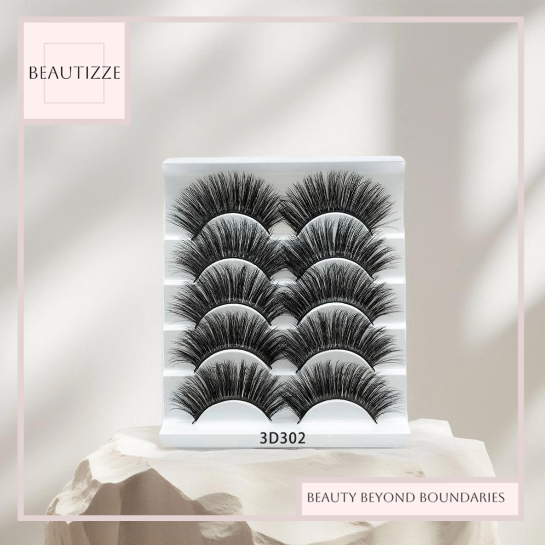 False Eyelashes Five Pairs – Best Reusable Lashes for Everyday Glam