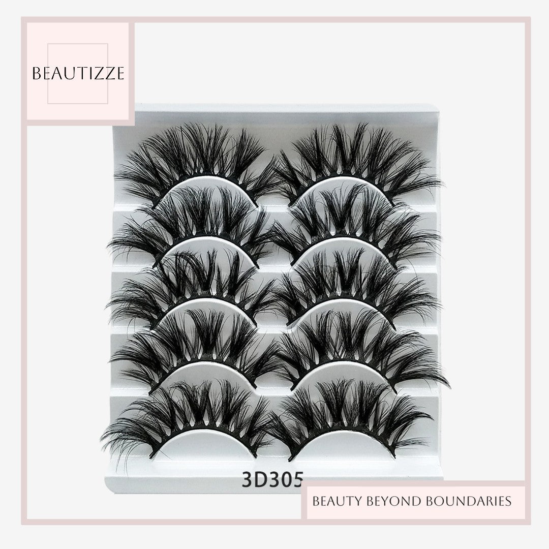 False Eyelashes Five Pairs – Best Reusable Lashes for Everyday Glam