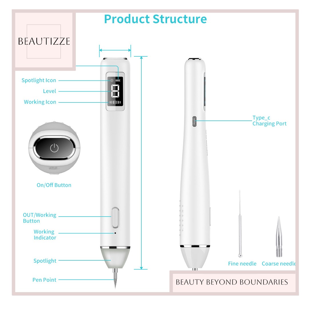 Freckle Removing Pen – Best At-Home Laser Beauty Instrument for Skin Flaw Removal