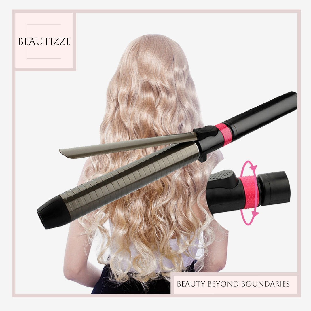 Rotating Curling Iron – Best 360° Ceramic Hair Styler for Salon-Worthy Curls