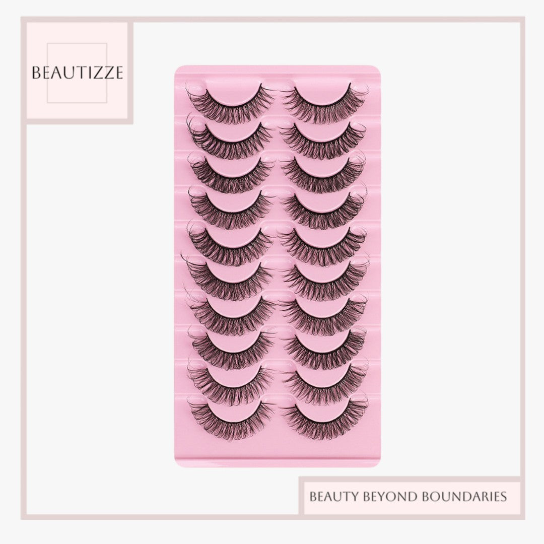 Thick False Eyelashes Ten Pairs – Best Reusable Lashes for Bold, Voluminous Looks