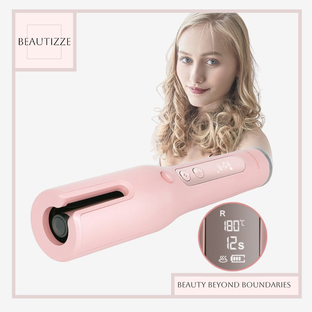 USB Wireless Charging Anti-Scalding Automatic Hair Curler – Best Cordless Curling Wand for Effortless Styling