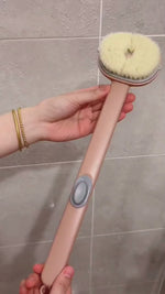 Dual-Purpose Shower Brush – Best Detachable Bath Brush for Back &amp; Body Cleaning